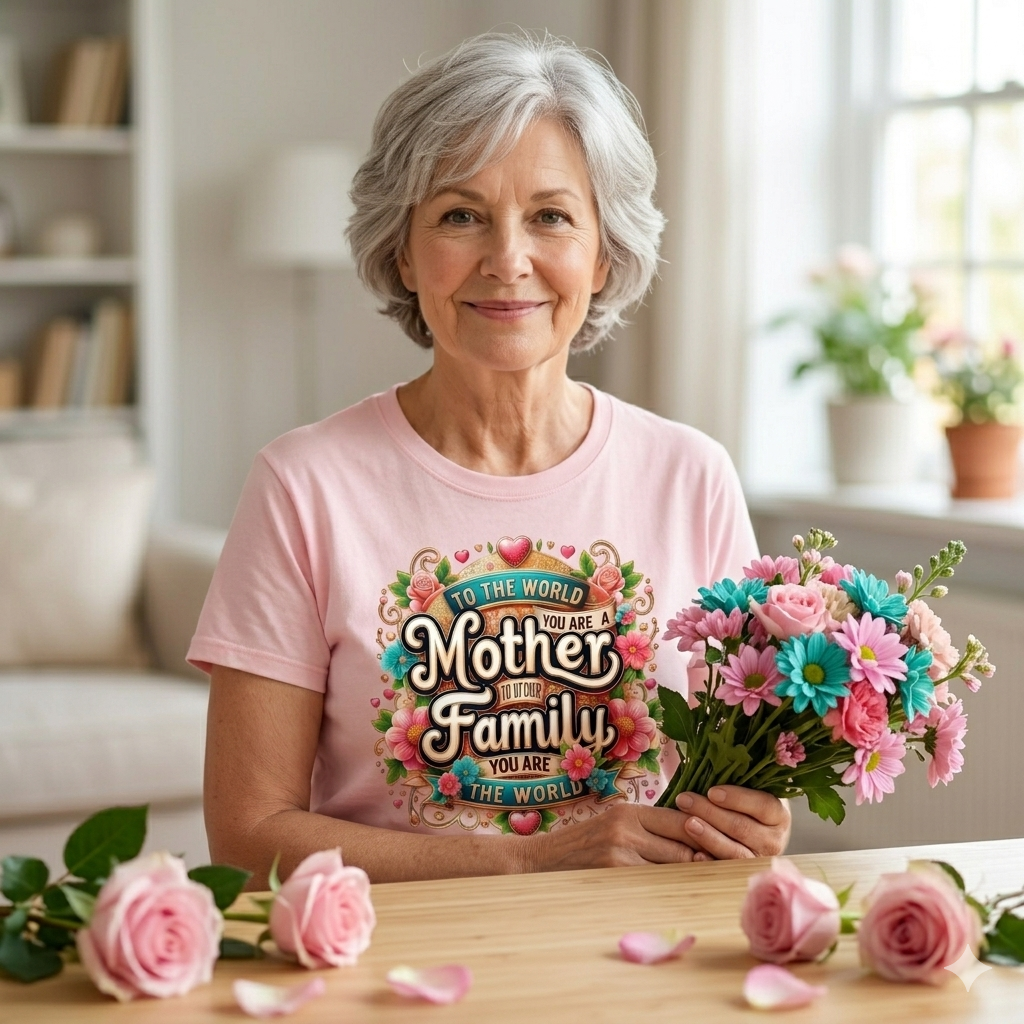 Best Mom Pink Tee- Mother's Day Shirt, Soft style Cotton