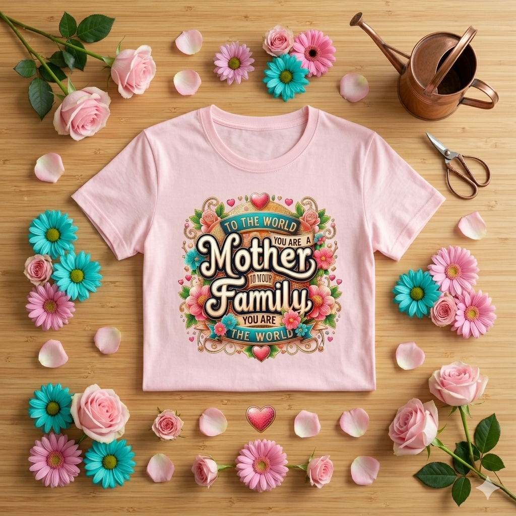 Best Mom Pink Tee- Mother's Day Shirt, Soft style Cotton